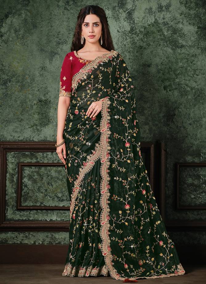 MAHOTSAV SHAIRA Wedding Wear Heavy worked Latest Designer Heavy Saree Collection